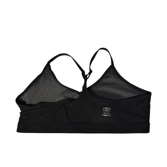 Athletic Works Black V-Neck Racerback Sports Bra Size XXXL (22) - Picture 4 of 7
